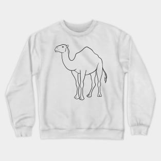 Stick figure camel Crewneck Sweatshirt